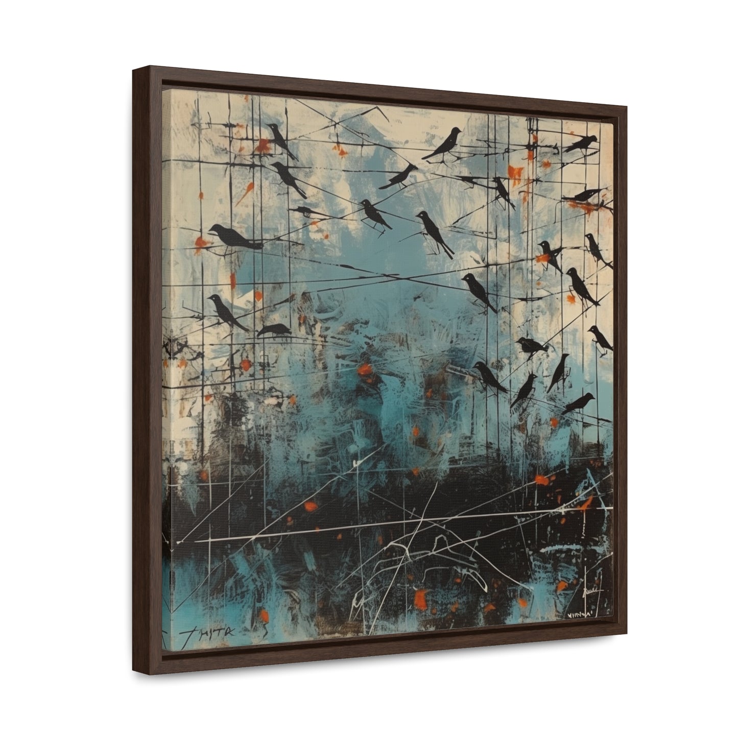 Bird 21, Gallery Canvas Wraps, Square Frame