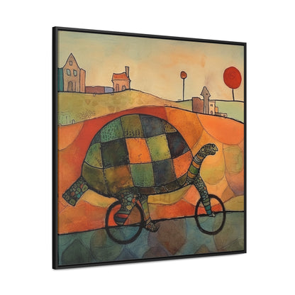 Turtle 5, Gallery Canvas Wraps, Square Frame