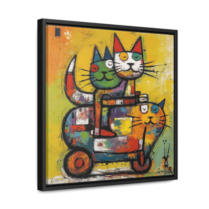 Cat 140, Gallery Canvas Wraps, Square Frame