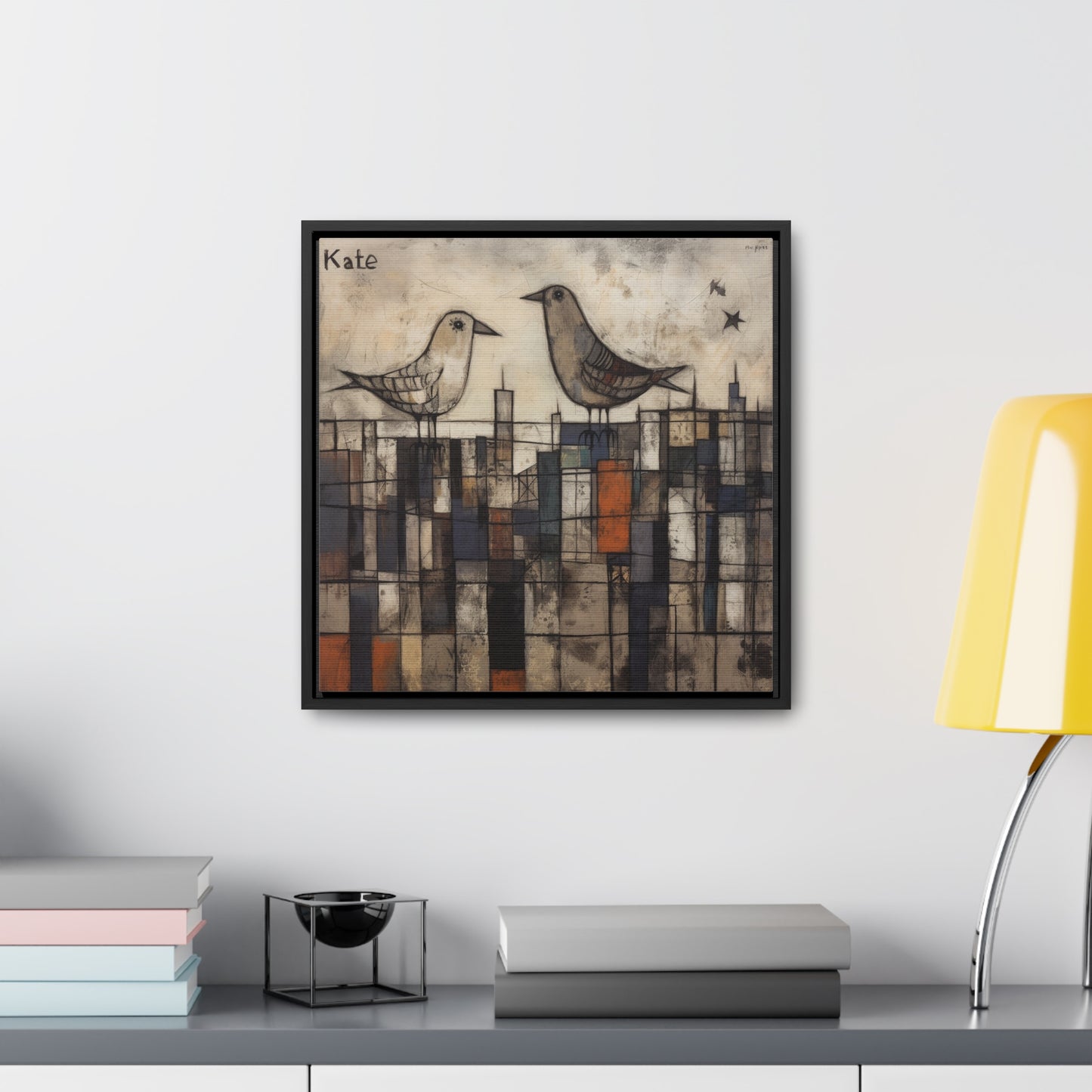 Bird 30, Gallery Canvas Wraps, Square Frame