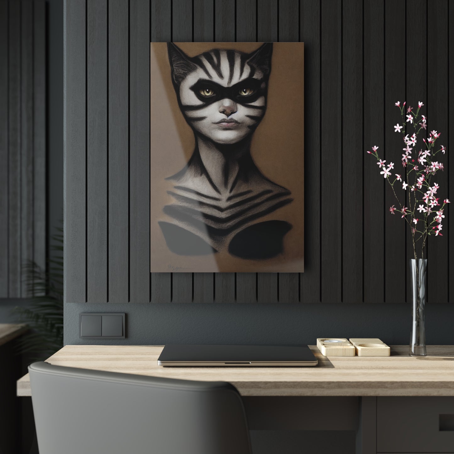 Cat Woman 38,  Acrylic Prints