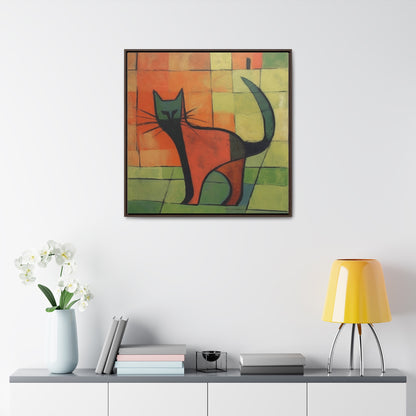 Cat 22, Gallery Canvas Wraps, Square Frame