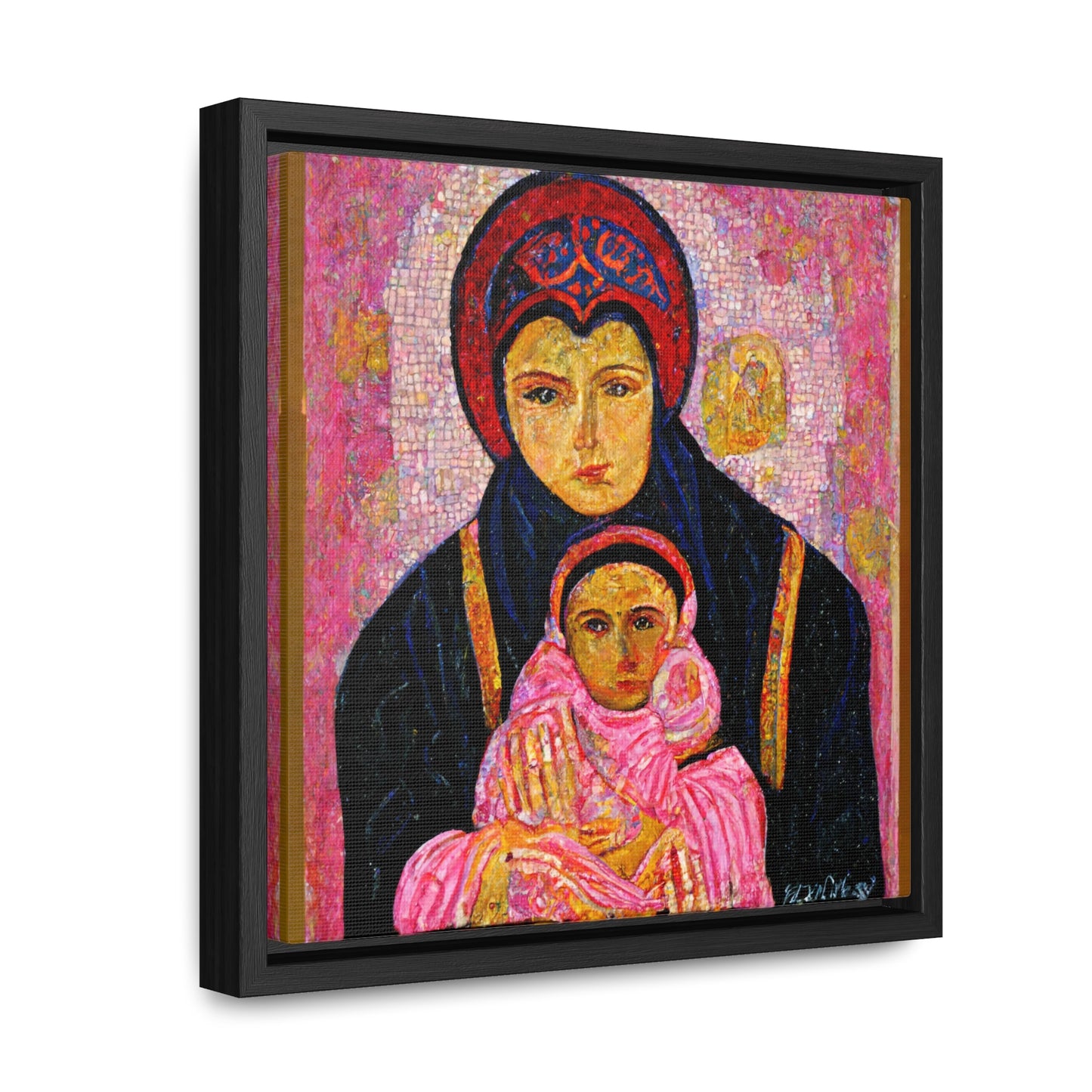 Mary and the Child 24, Valentinii, Gallery Canvas Wraps, Square Frame