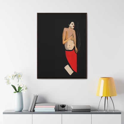 A Depressive Aladdin, Original Eduard Pavel, Gallery Canvas Wraps, Vertical Frame