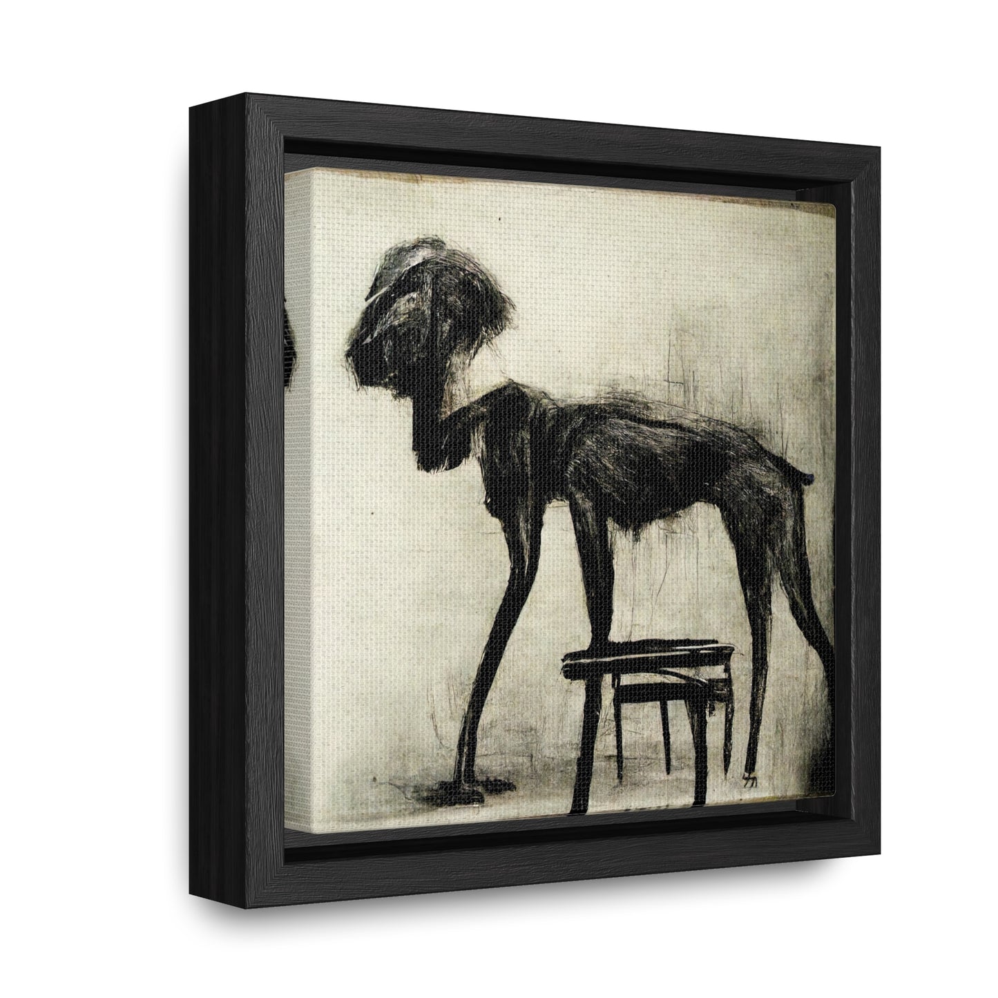 Dogs and Puppies 27, Valentinii, Gallery Canvas Wraps, Square Frame