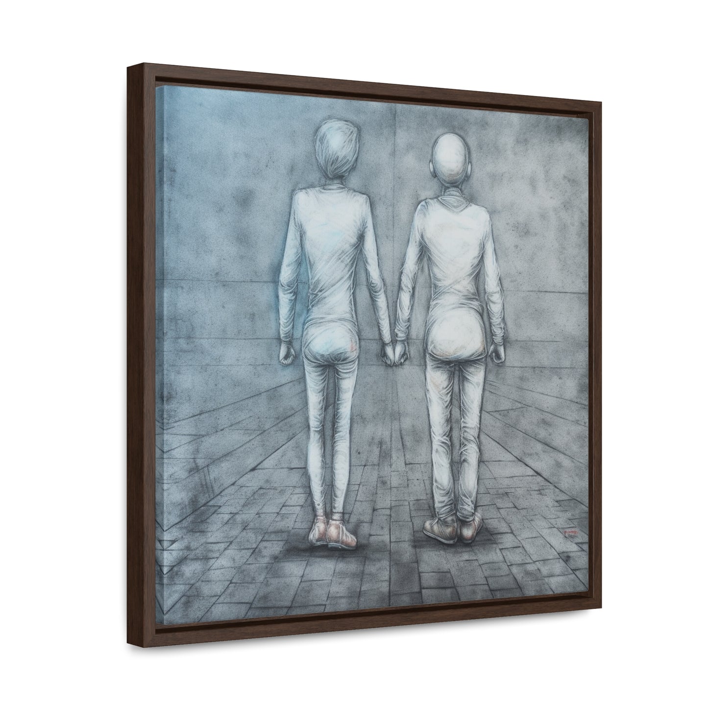 The Courage of Vulnerability 3, Valentinii, Gallery Canvas Wraps, Square Frame