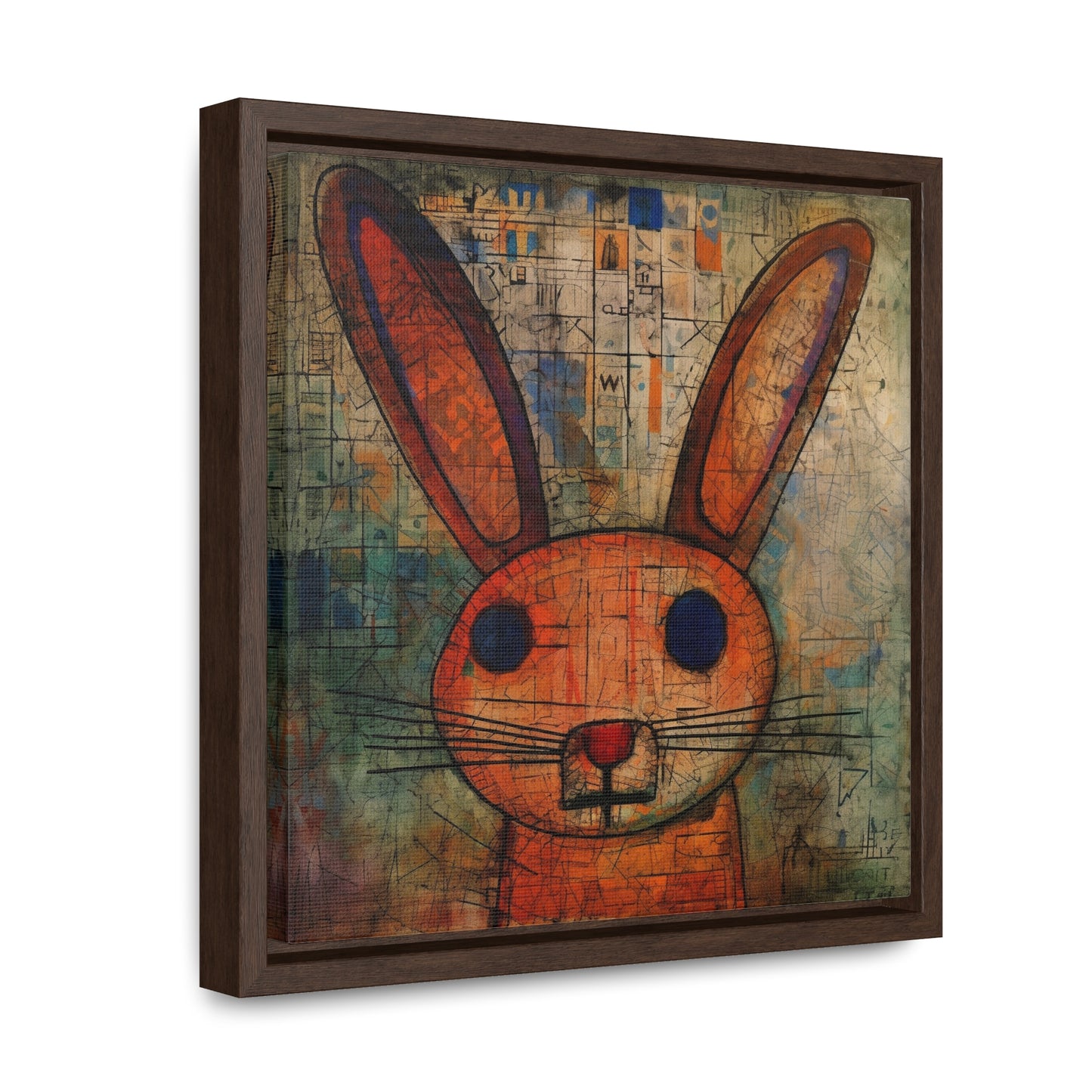 Rabbit, Gallery Canvas Wraps, Square Frame