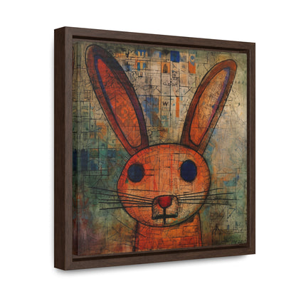 Rabbit, Gallery Canvas Wraps, Square Frame