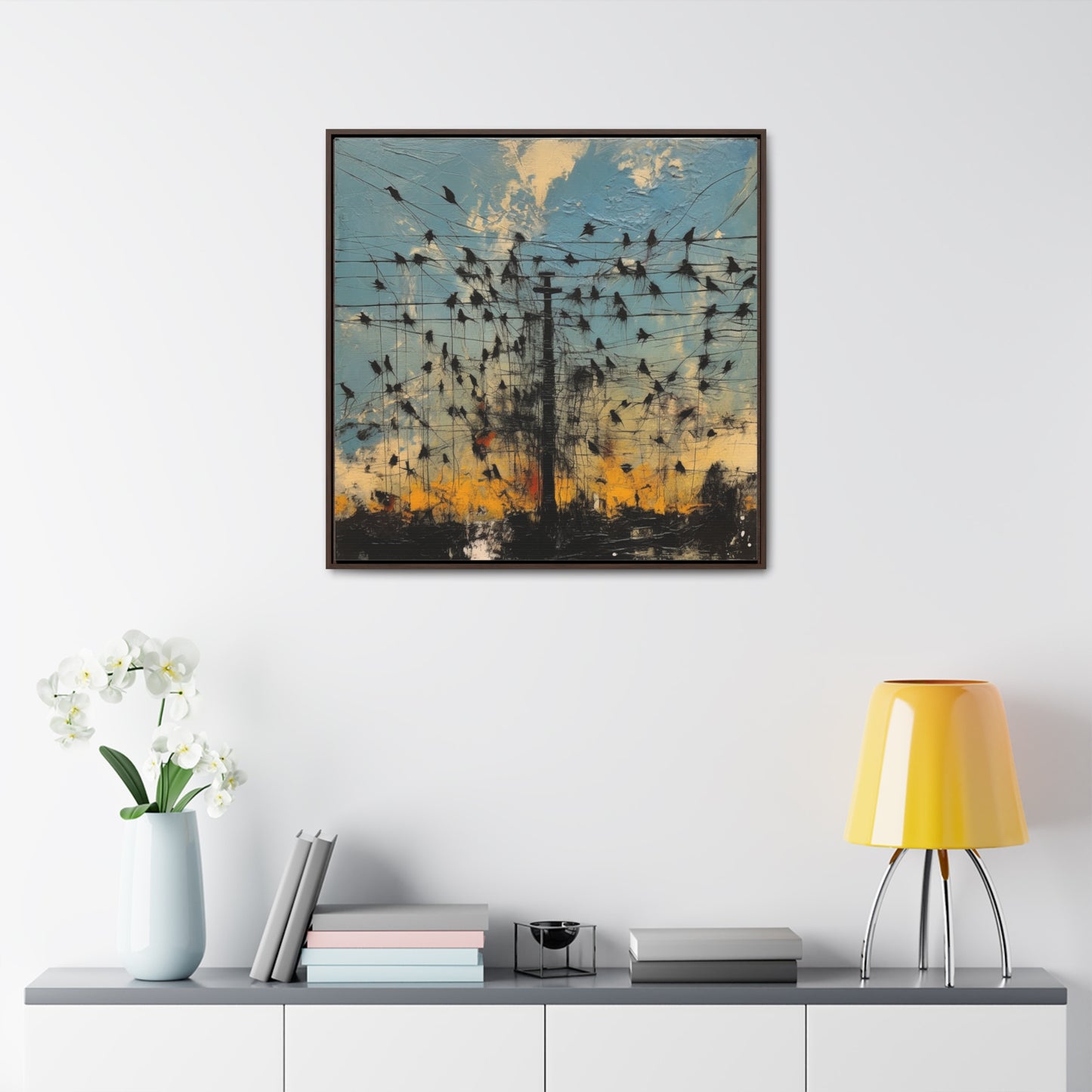 Bird 35, Gallery Canvas Wraps, Square Frame