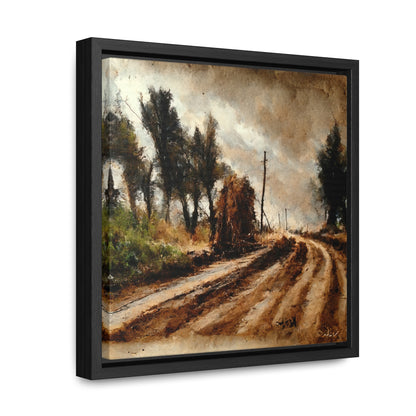 To the Rainy Land 10, Valentinii, Gallery Canvas Wraps, Square Frame