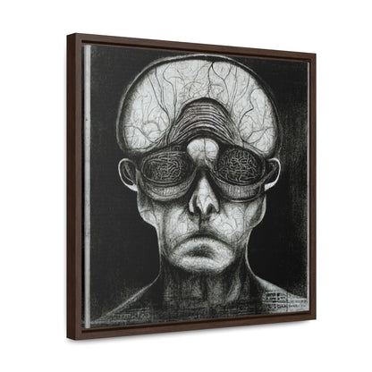 Brain 36, Valentinii, Gallery Canvas Wraps, Square Frame