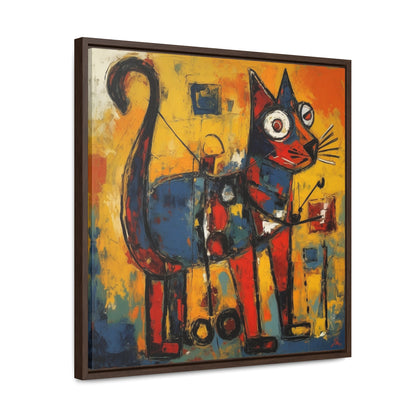 Cat 95, Gallery Canvas Wraps, Square Frame