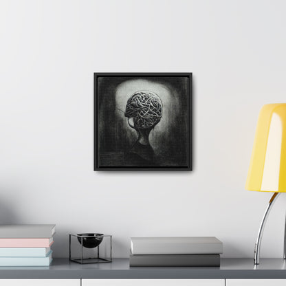 Brain 8, Valentinii, Gallery Canvas Wraps, Square Frame