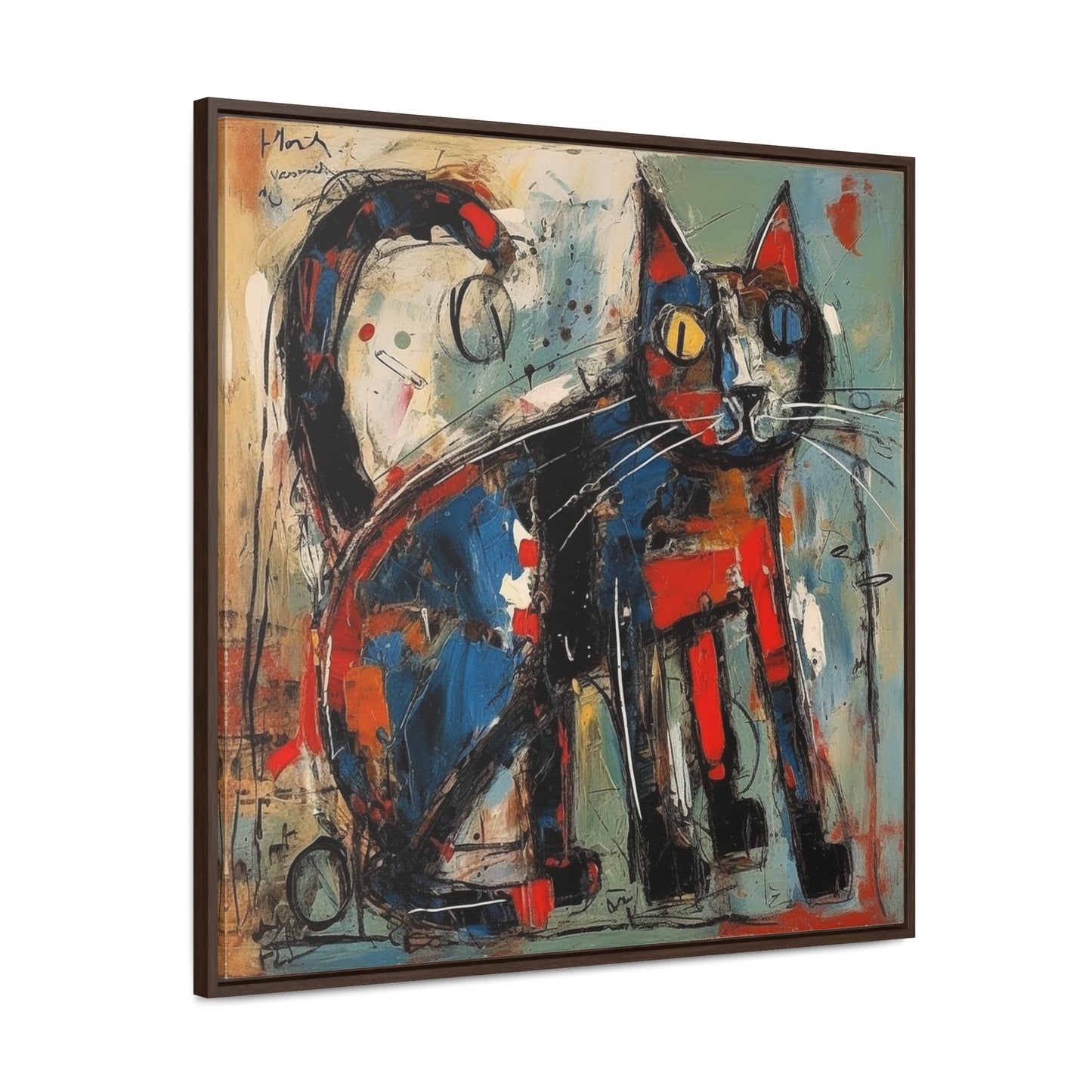 Cat 88, Gallery Canvas Wraps, Square Frame