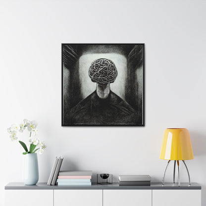 Brain 16, Valentinii, Gallery Canvas Wraps, Square Frame