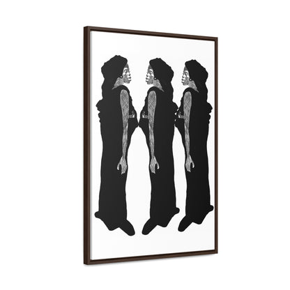 Three Women, Original Eduard Pavel, Gallery Canvas Wraps, Vertical Frame