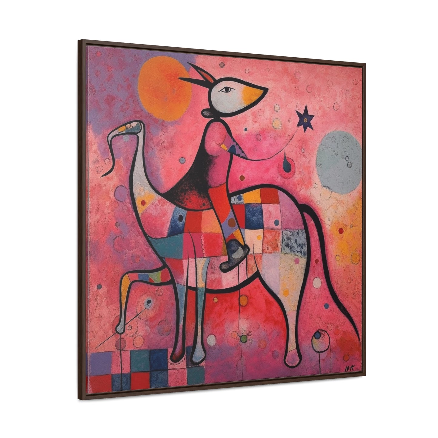 The Dreams of the Child 3, Gallery Canvas Wraps, Square Frame