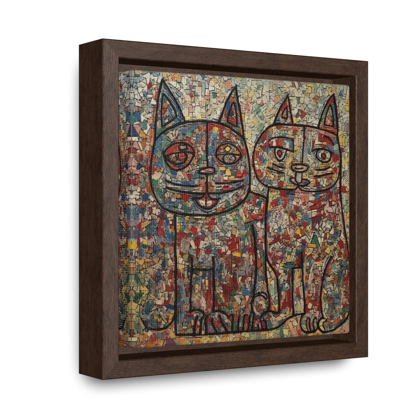 Cat 5, Gallery Canvas Wraps, Square Frame