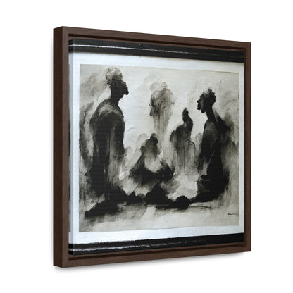 Palaeolithic Prayer 3, Valentinii, Gallery Canvas Wraps, Square Frame