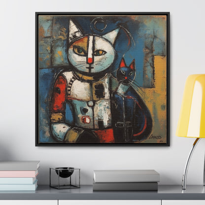 Cat 38, Gallery Canvas Wraps, Square Frame