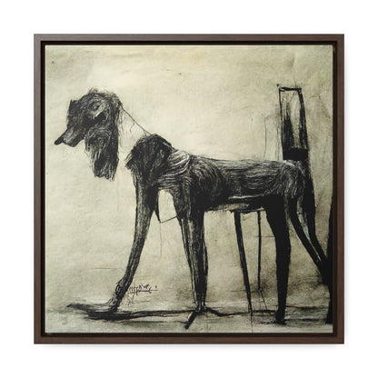 Dogs and Puppies 19, Valentinii, Gallery Canvas Wraps, Square Frame