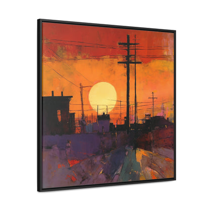 Land of the Sun 78, Valentinii, Gallery Canvas Wraps, Square Frame