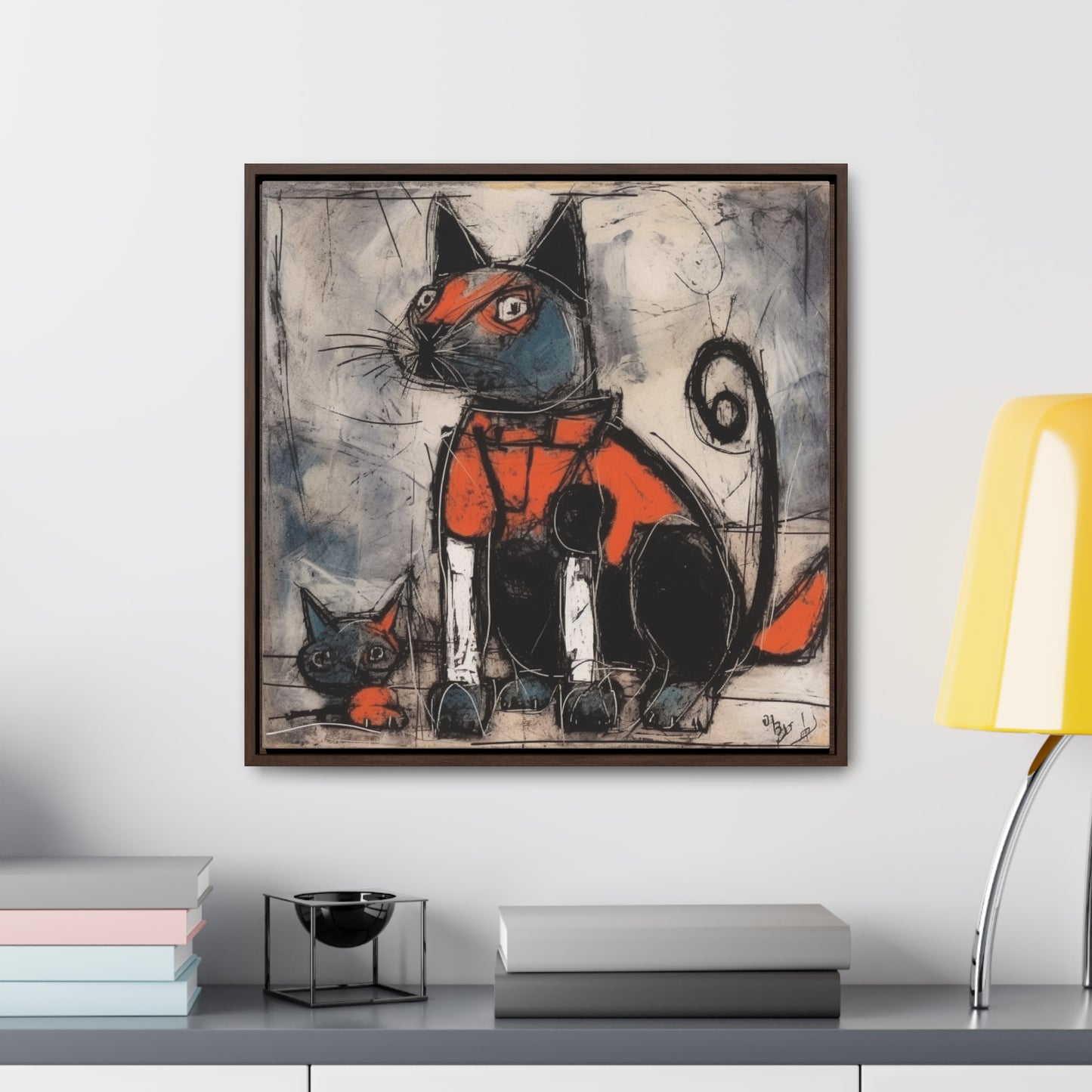 Cat 36, Gallery Canvas Wraps, Square Frame