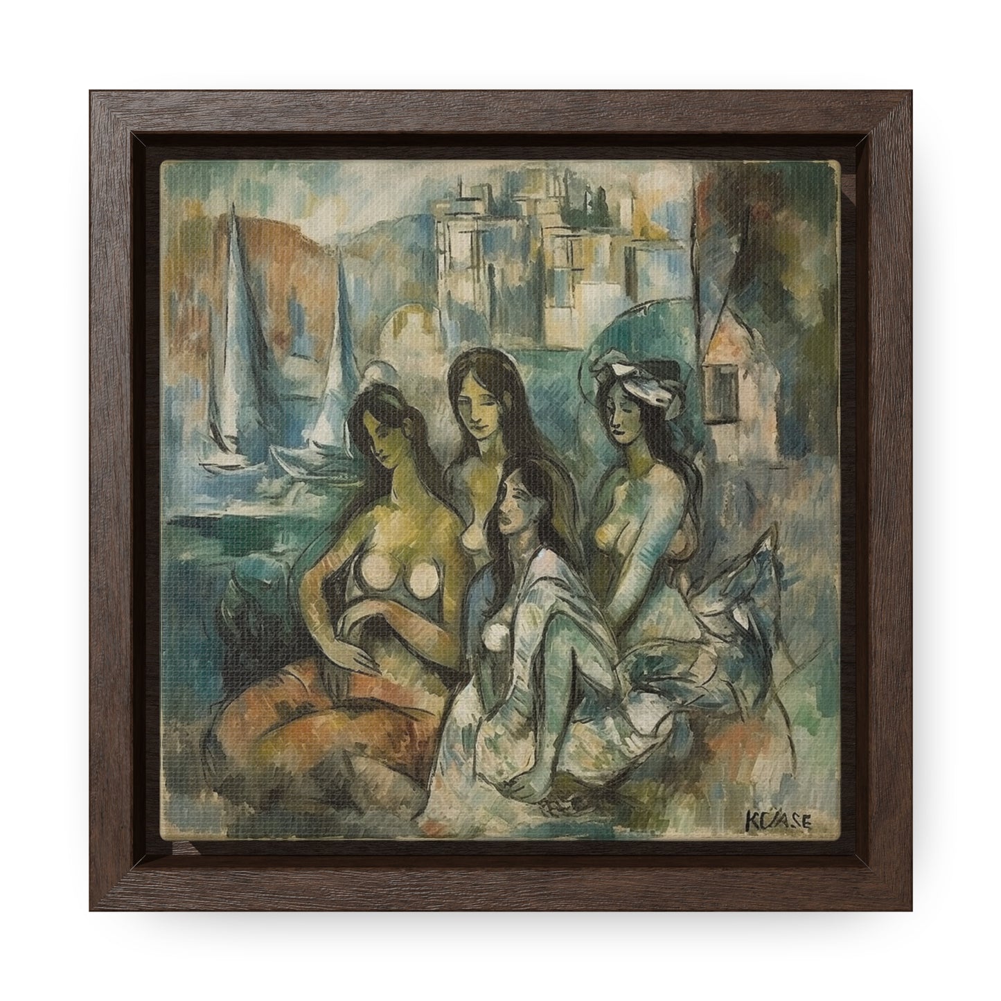 Women 15, Valentinii, Gallery Canvas Wraps, Square Frame