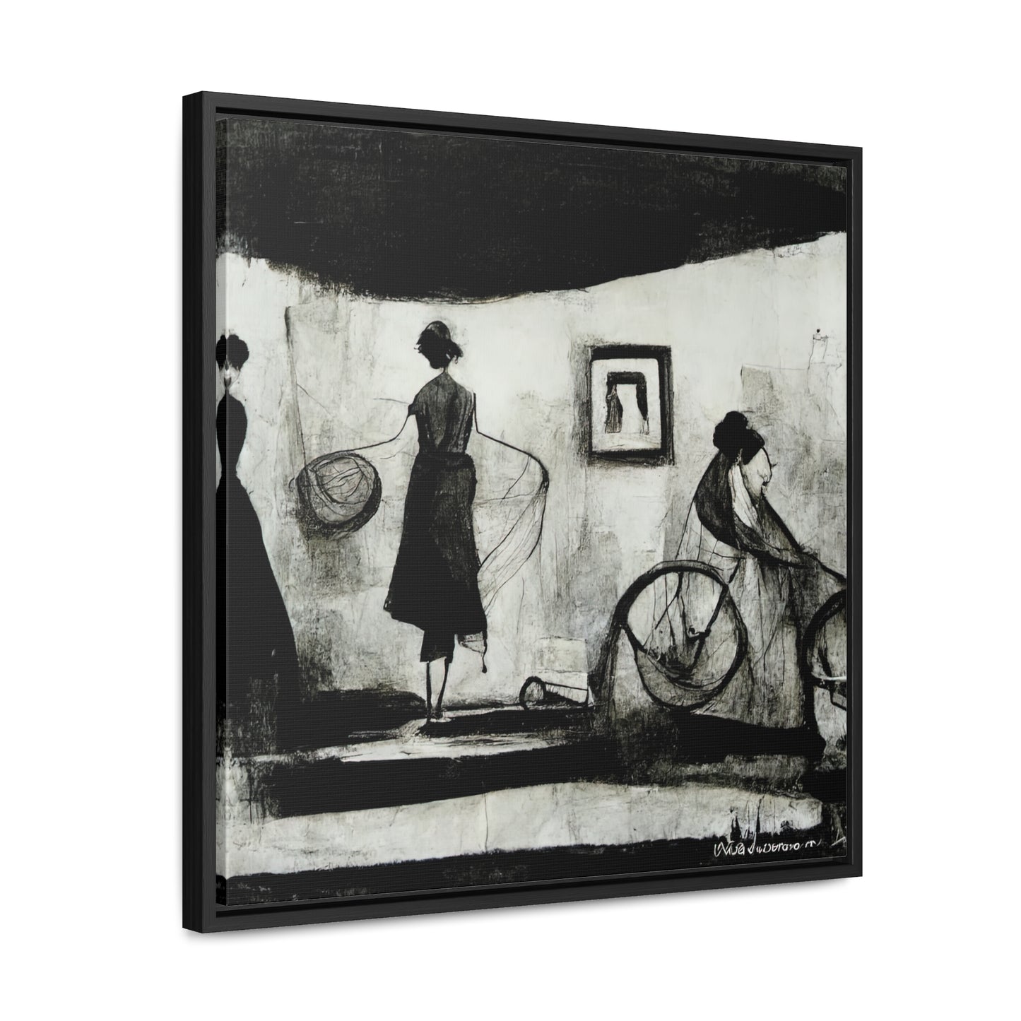 Domestic Memories 10, Valentinii, Gallery Canvas Wraps, Square Frame