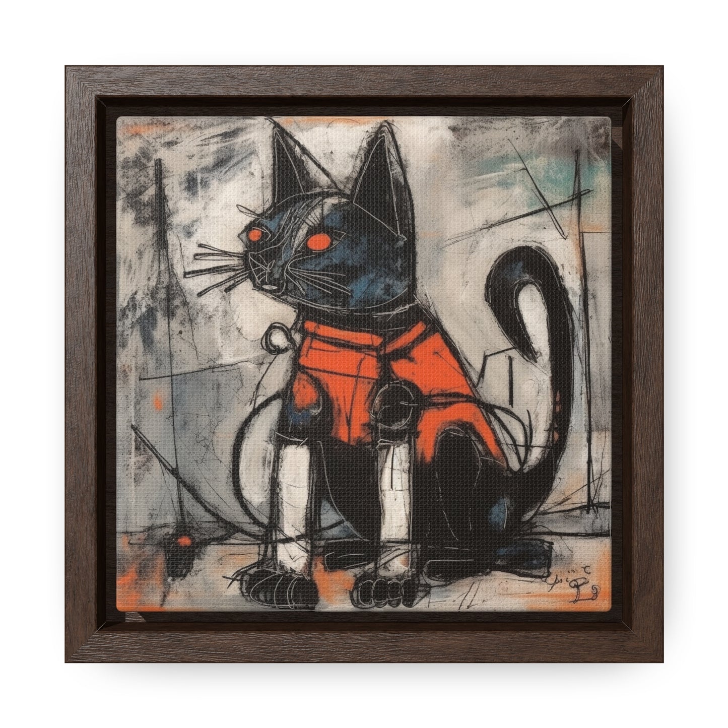 Cat 86, Gallery Canvas Wraps, Square Frame