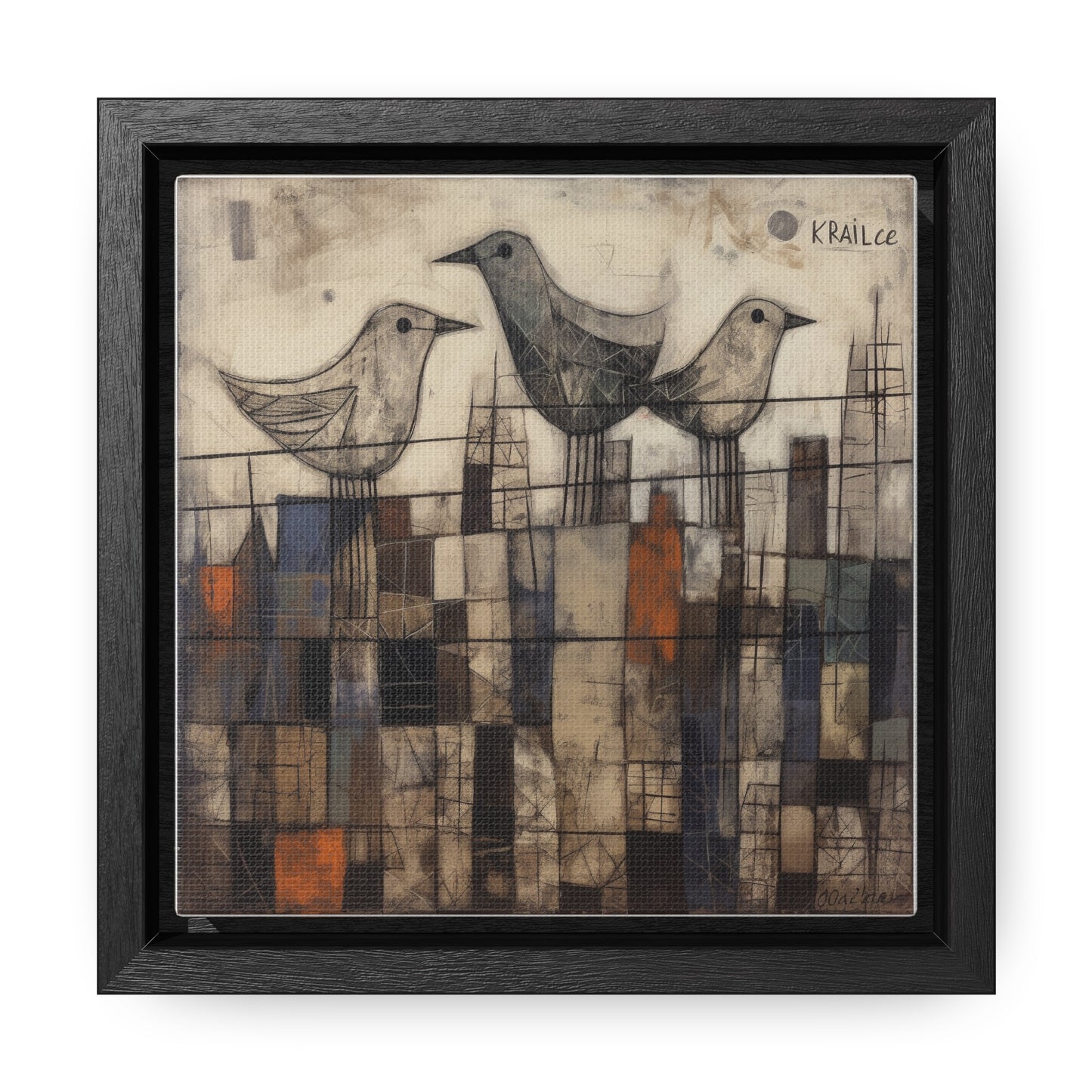 Bird 24, Gallery Canvas Wraps, Square Frame