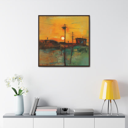 Land of the Sun 54, Valentinii, Gallery Canvas Wraps, Square Frame