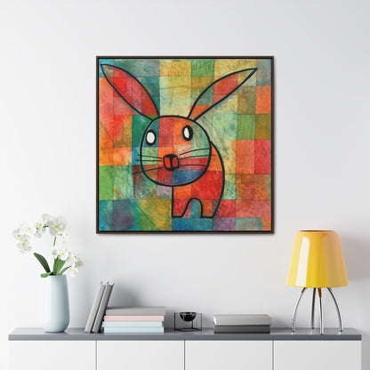 Rabbit 11, Gallery Canvas Wraps, Square Frame