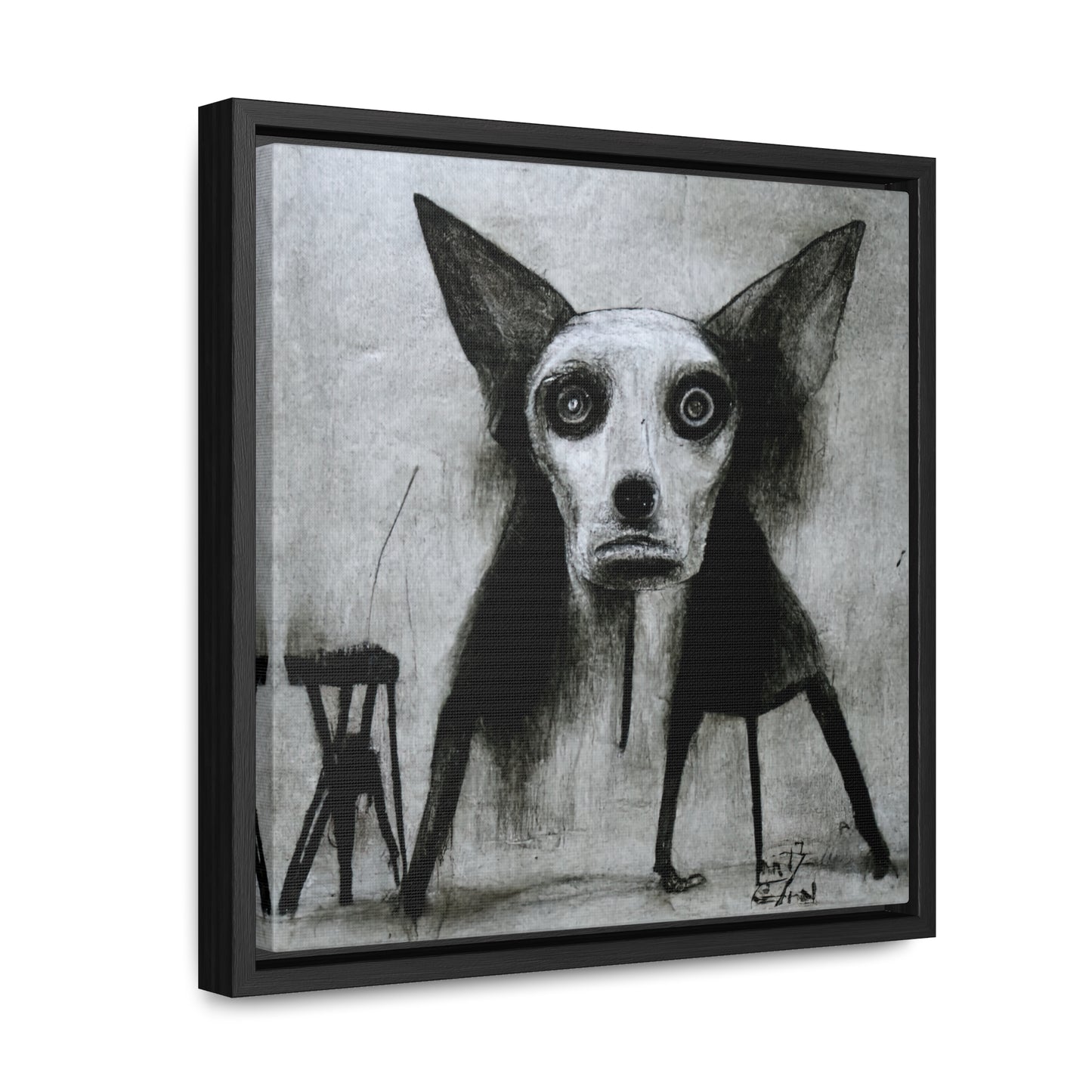 Dogs and Puppies 20, Valentinii, Gallery Canvas Wraps, Square Frame