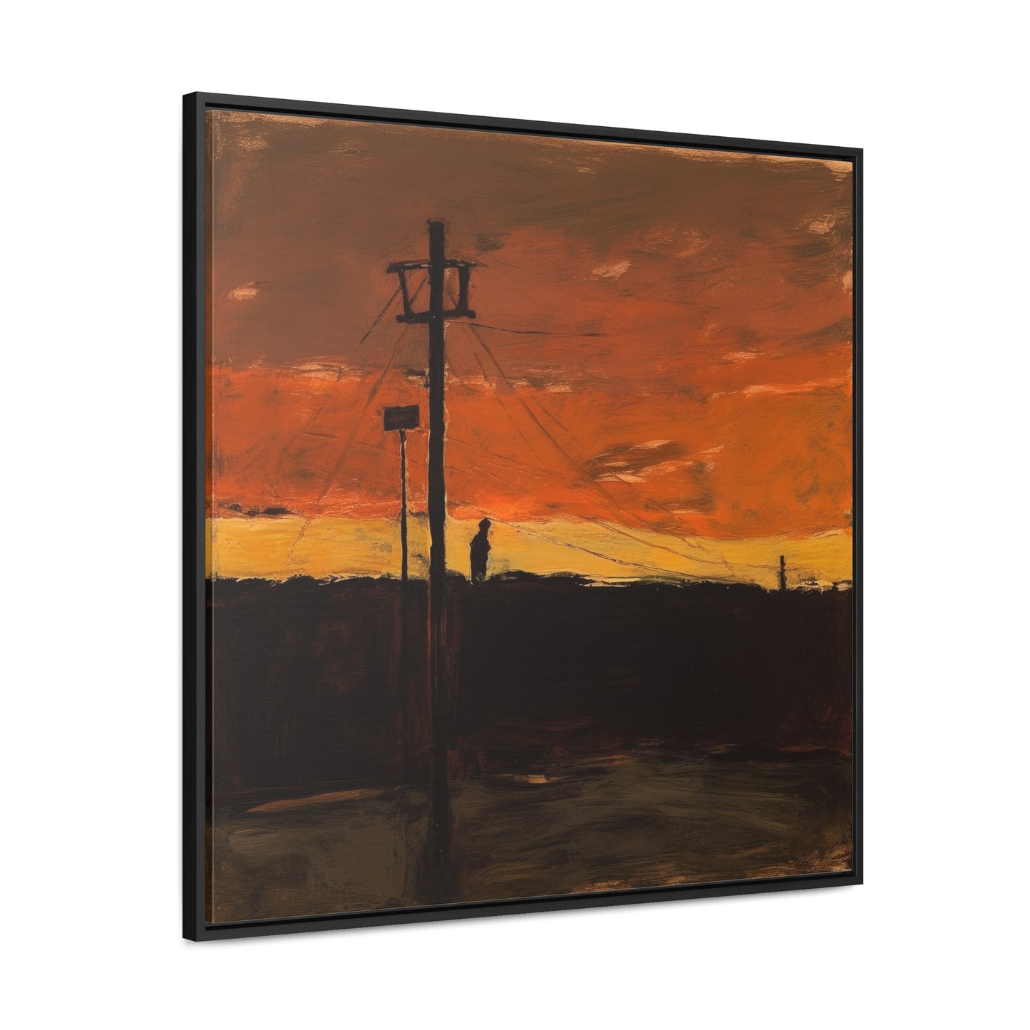 Land of the Sun 79, Valentinii, Gallery Canvas Wraps, Square Frame