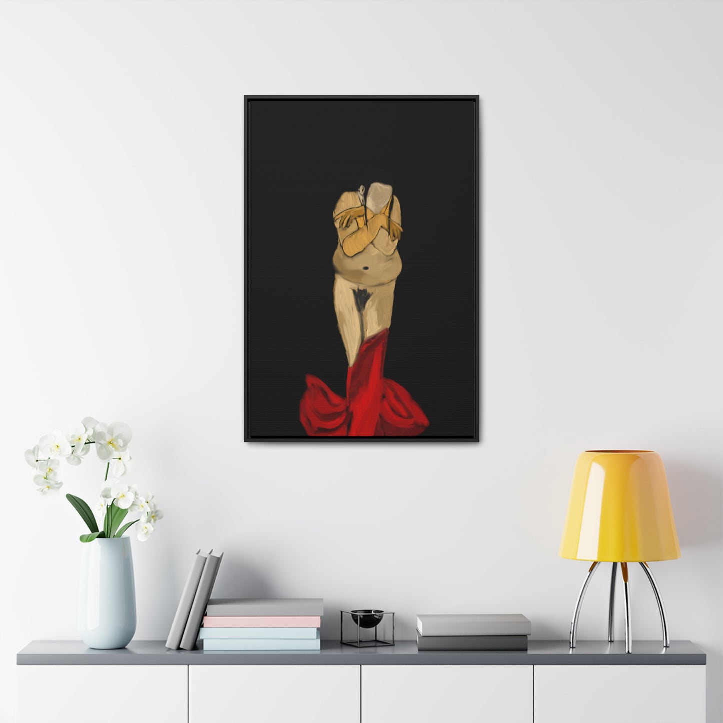 Shame, Original Eduard Pavel, Gallery Canvas Wraps, Vertical Frame