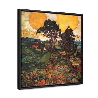 Land of the Sun 38, Gallery Canvas Wraps, Square Frame