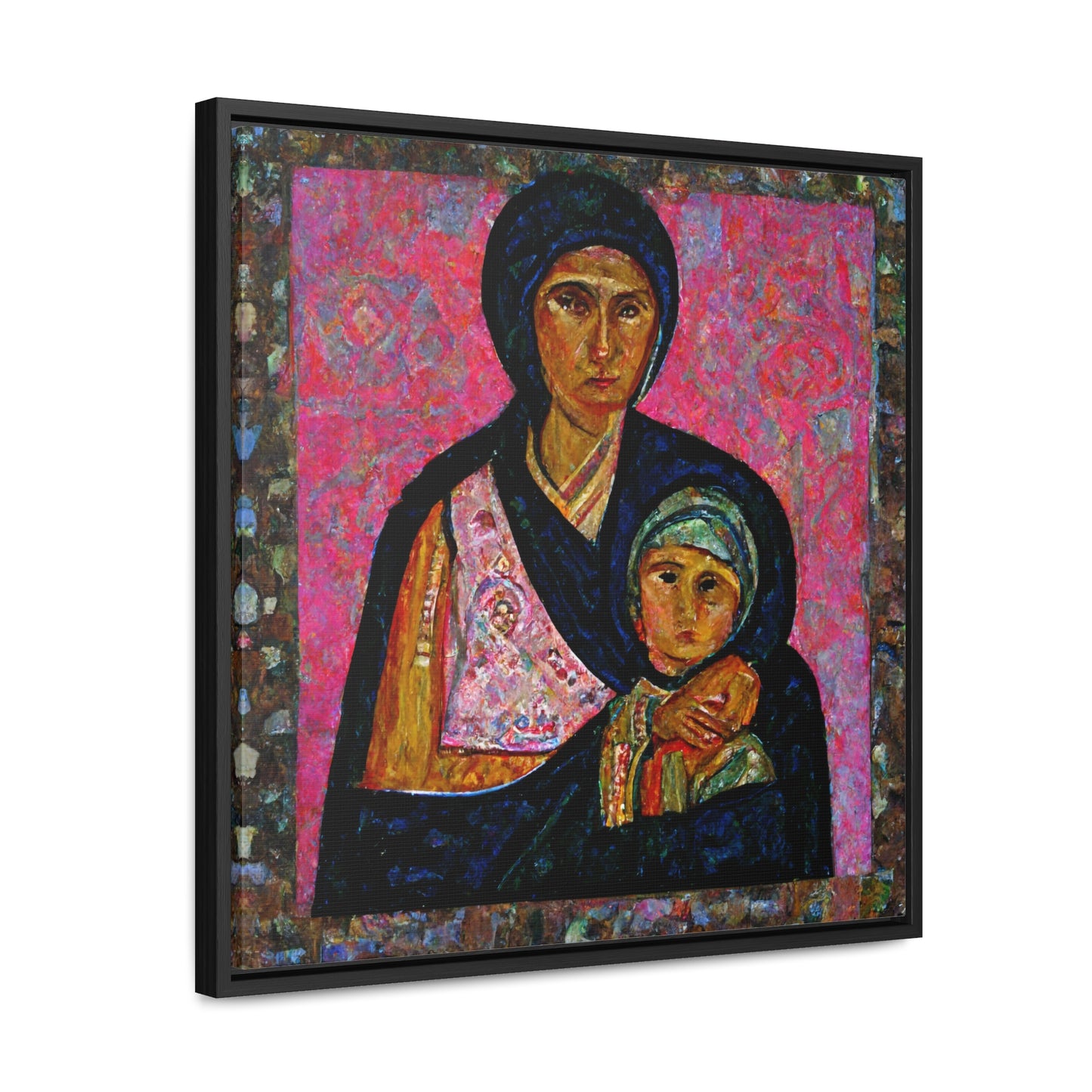 Mary and the Child 20, Valentinii, Gallery Canvas Wraps, Square Frame