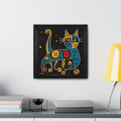 Cat 126, Gallery Canvas Wraps, Square Frame