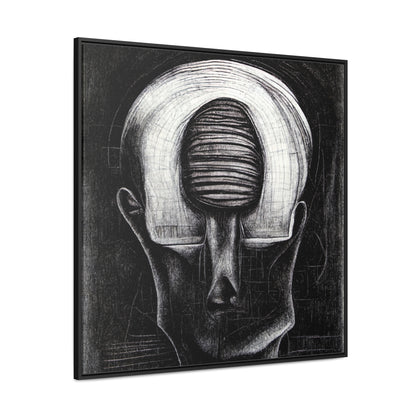 Brain 49, Valentinii, Gallery Canvas Wraps, Square Frame