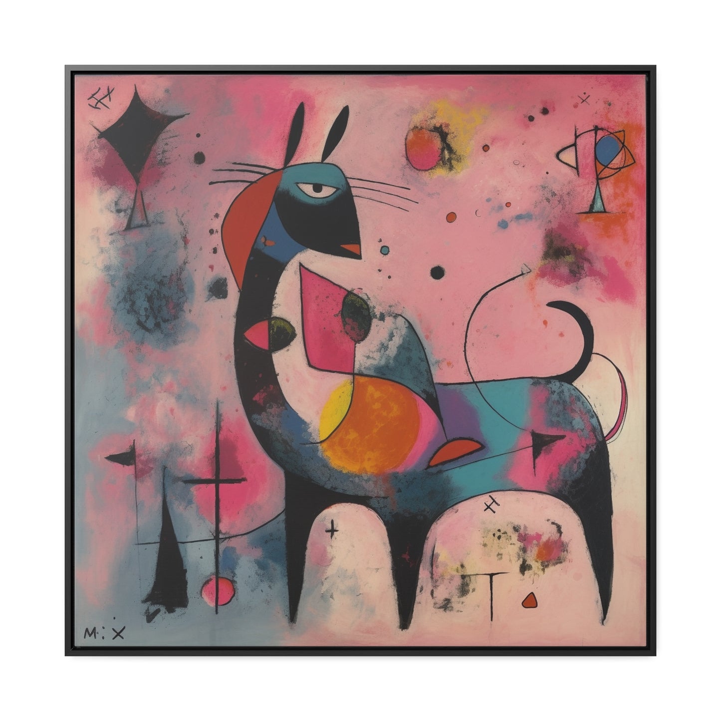 The Dreams of the Child 33, Gallery Canvas Wraps, Square Frame