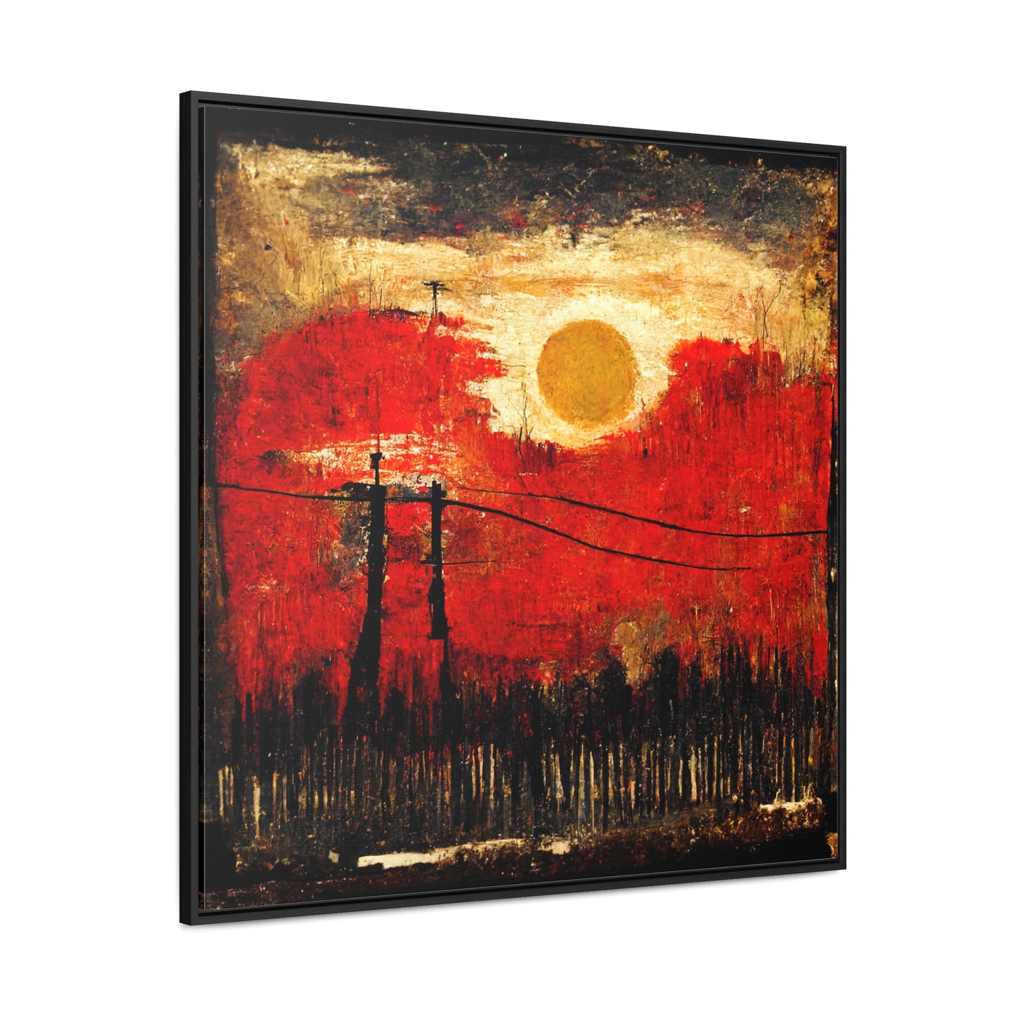 Land of the Sun 20, Valentinii, Gallery Canvas Wraps, Square Frame