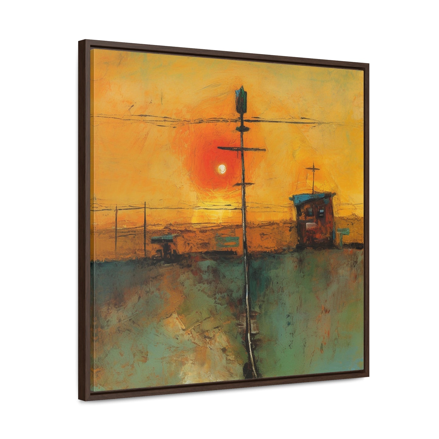 Land of the Sun 56, Valentinii, Gallery Canvas Wraps, Square Frame