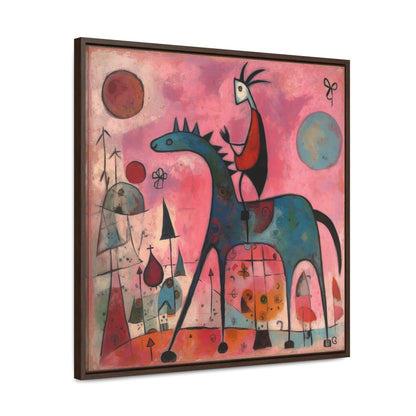 The Dreams of the Child 38, Gallery Canvas Wraps, Square Frame