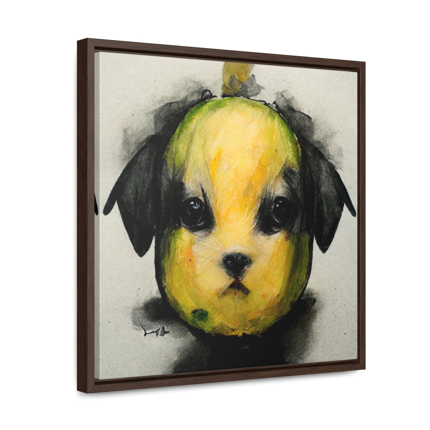 Dogs and Puppies 6, Valentinii, Gallery Canvas Wraps, Square Frame