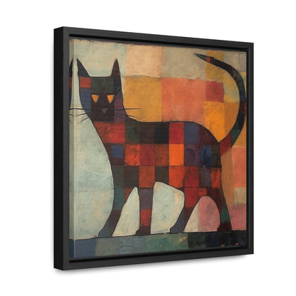 Cat 18, Gallery Canvas Wraps, Square Frame