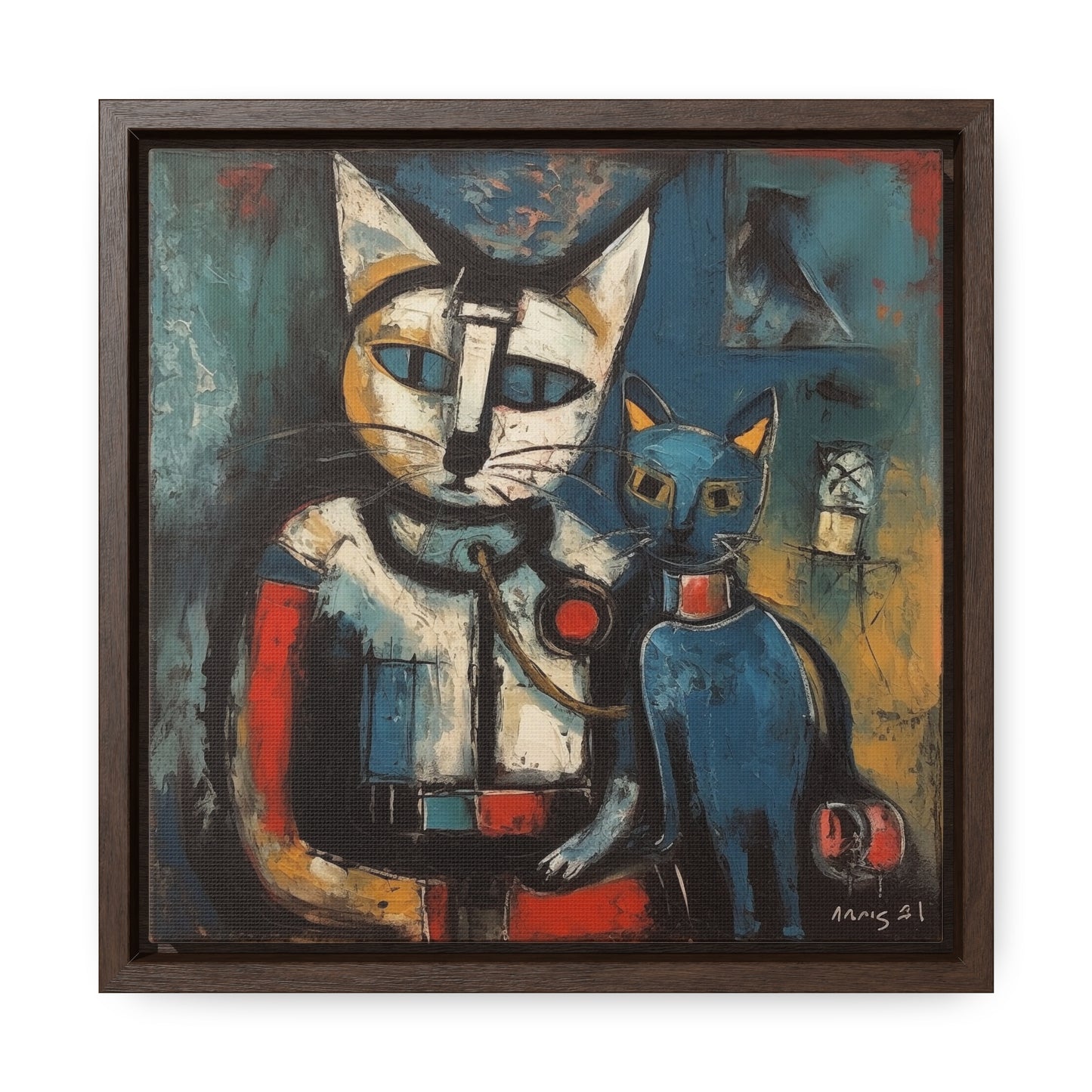 Cat 31, Gallery Canvas Wraps, Square Frame