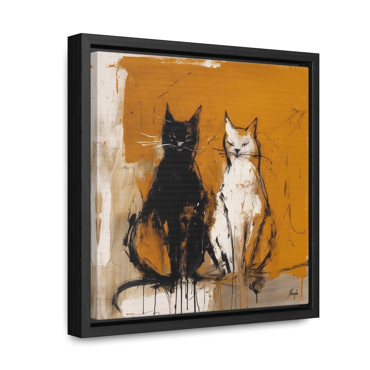 Cat 17, Gallery Canvas Wraps, Square Frame