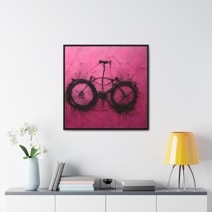 Bicycle 3, Valentinii, Gallery Canvas Wraps, Square Frame