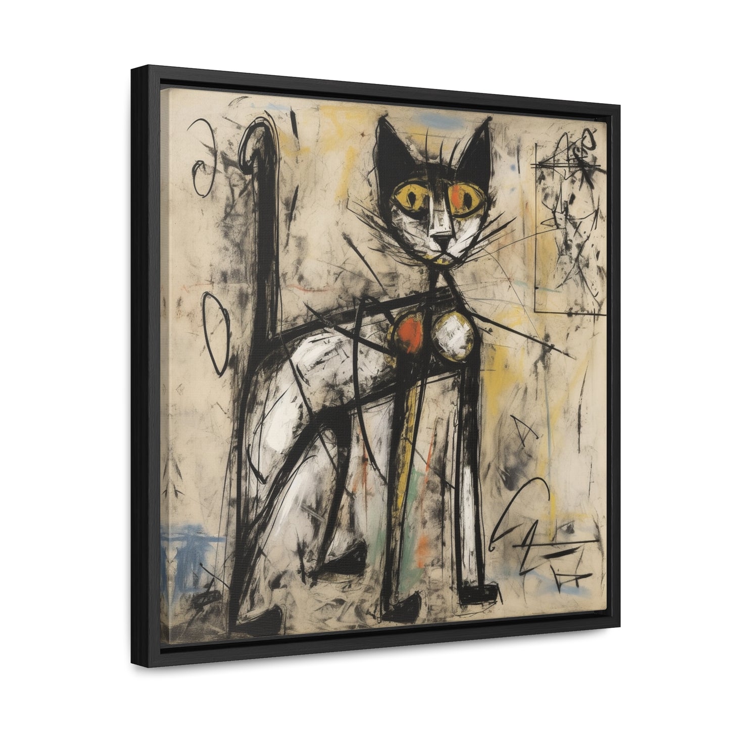 Cat 44, Gallery Canvas Wraps, Square Frame